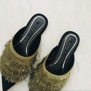 WOMENS Zara flat mules